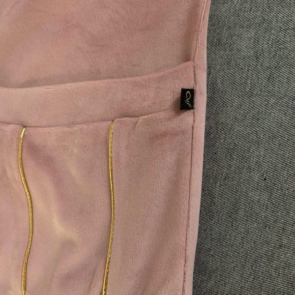 Bluza z weluru Bellgold kolor różowy, plus size XXL