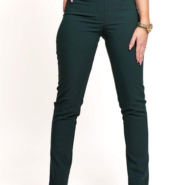 Klasyczne spodnie Anet kolor zielony plus size XXL