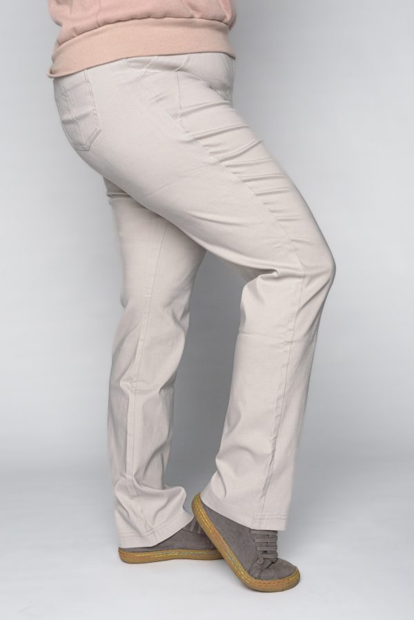 Spodnie CEVLAR prosta nogawka kolor jasny gołąb