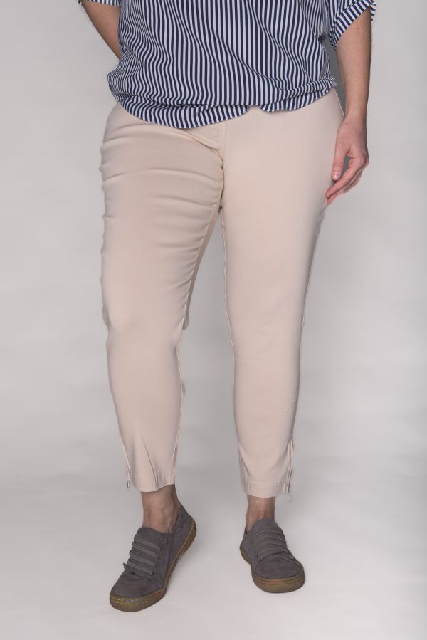 Spodnie CEVLAR z zameczkami kolor jasny beż