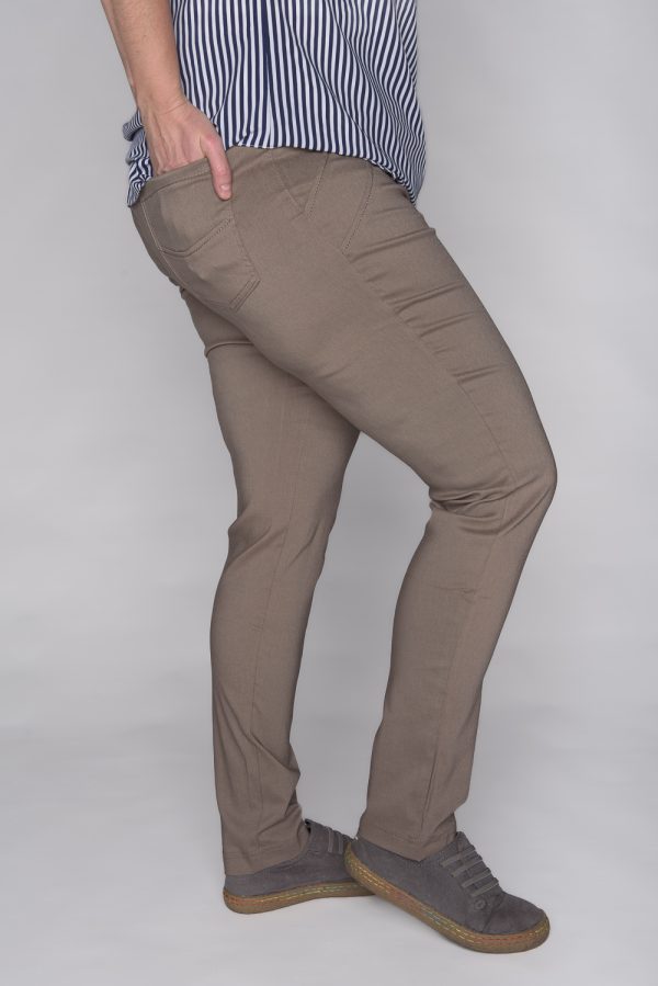 Spodnie CEVLAR zwężona nogawka kolor cappucino